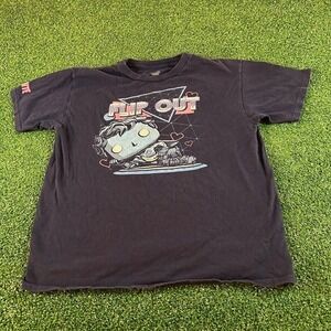 Fortnite Flip Out Funko Pop T-Shirt Gaming Tee Short Sleeve Navy Youth‎ Medium